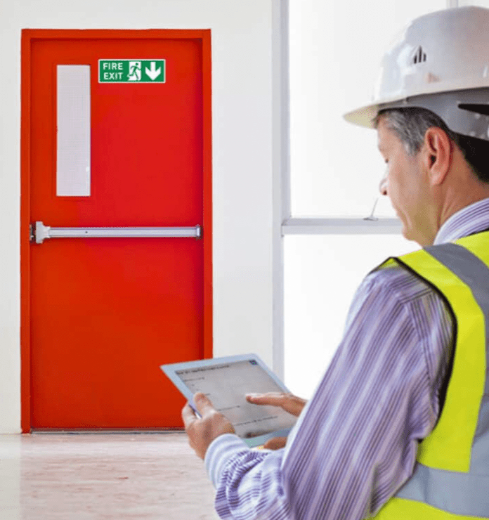 Fire door inspection