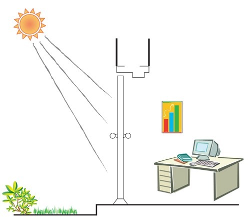 illustration of thermal bow in door