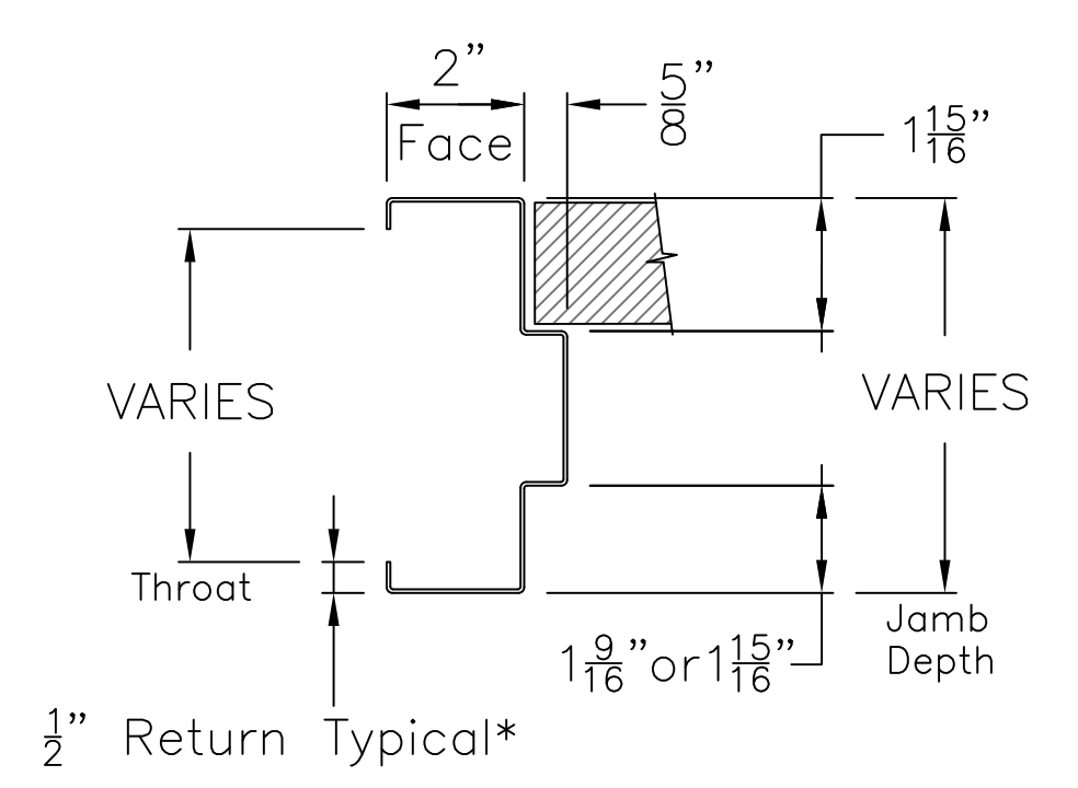 001A steel door detail drawings