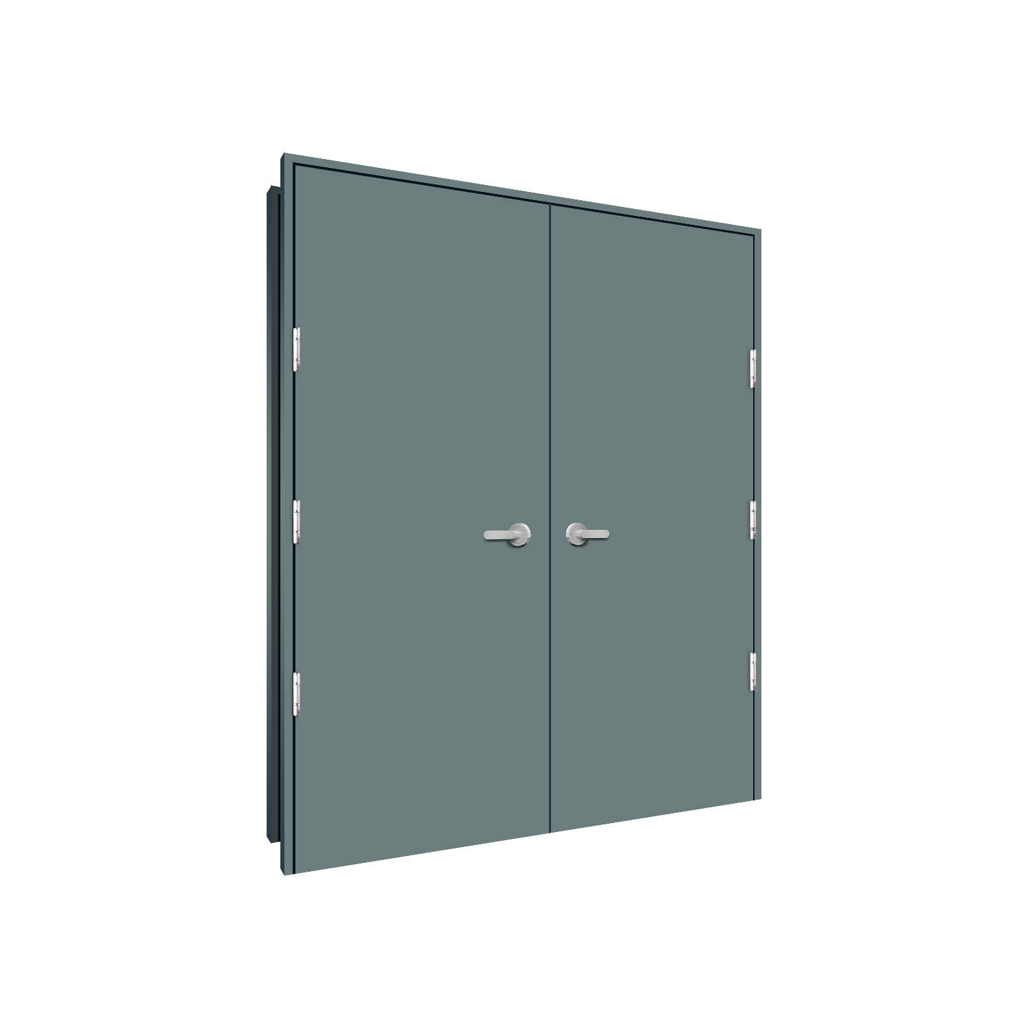 Communicating Pair Steel Doors steel door detail drawings
