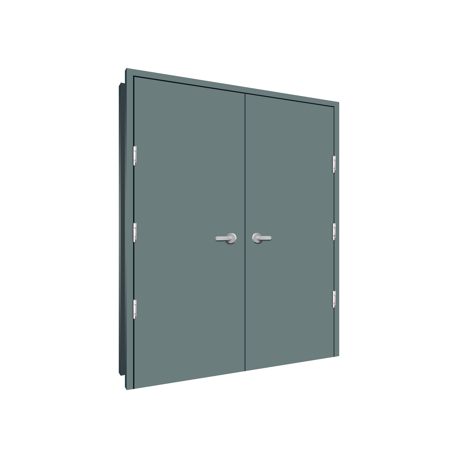 Pair Steel Doors steel door detail drawings