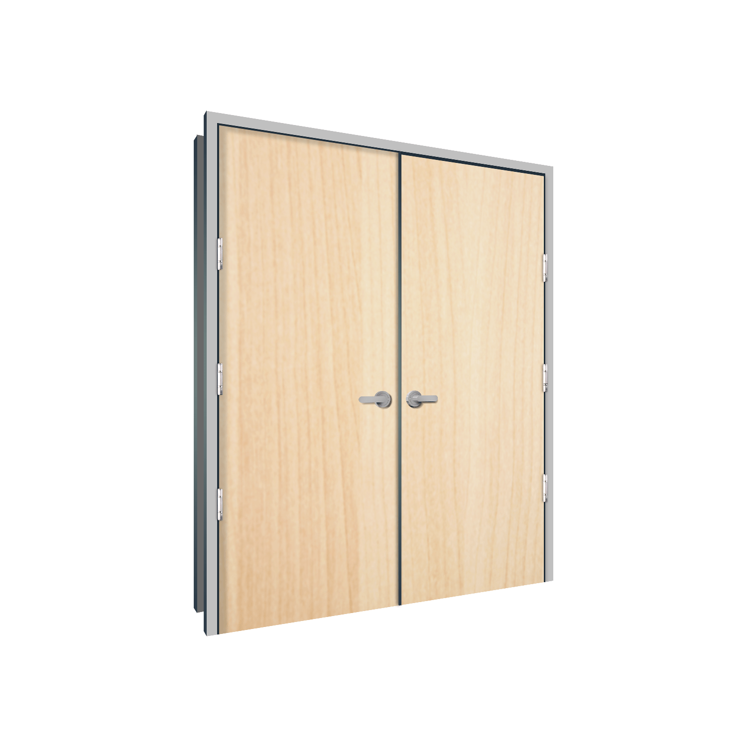 Wood Communicating Pair steel door detail drawings