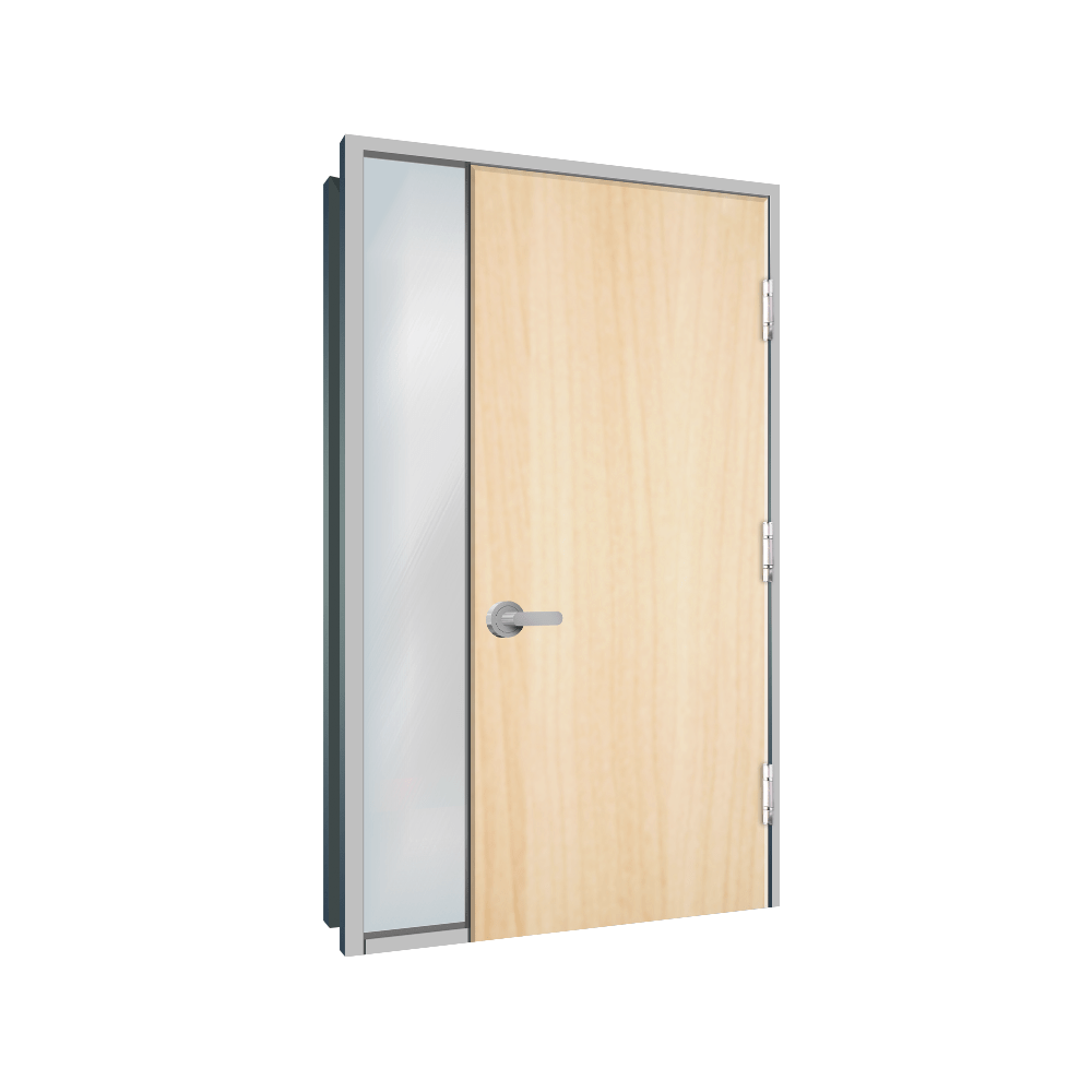 Wood Left Sidelight steel door detail drawings