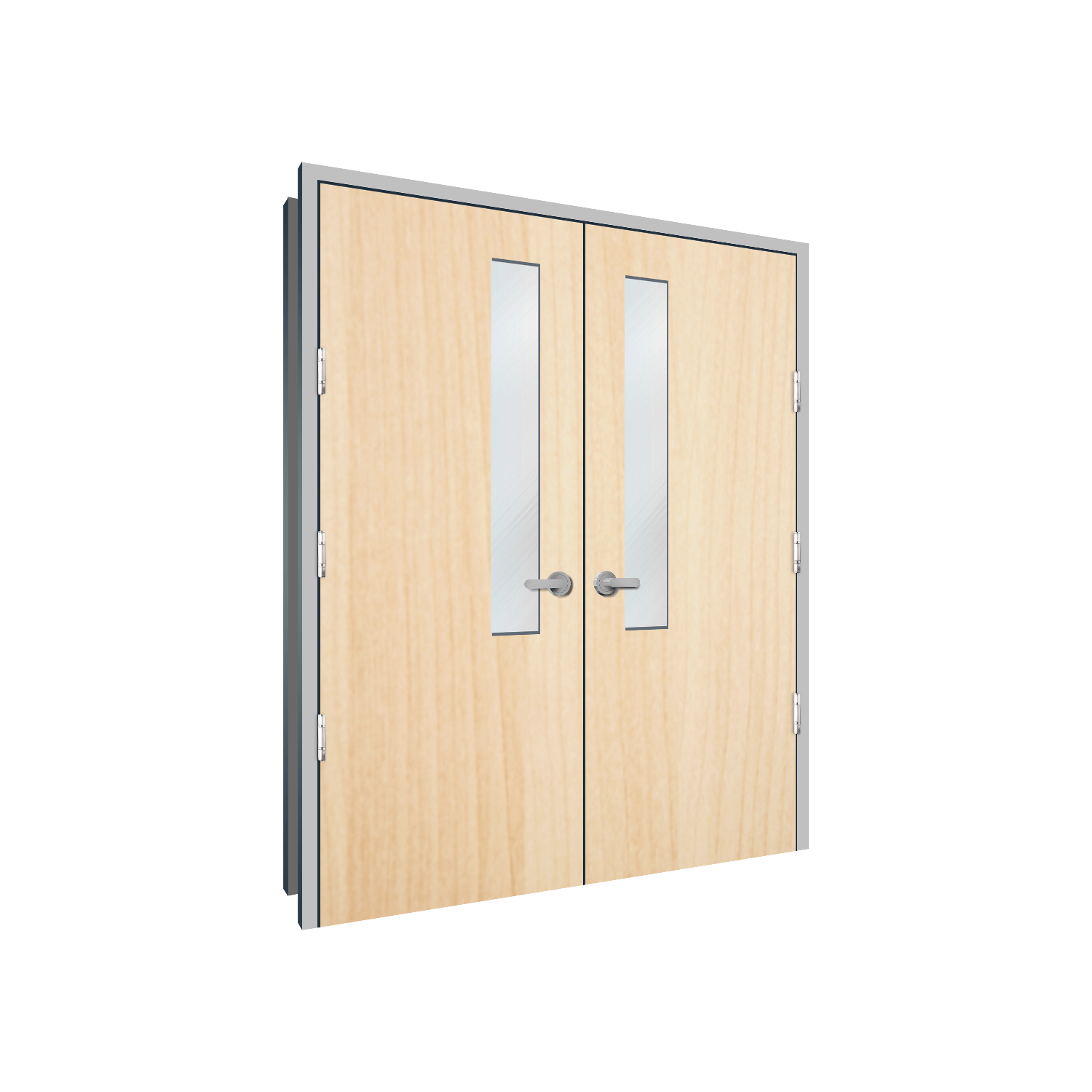 Wood Narrow Light Pair steel door detail drawings