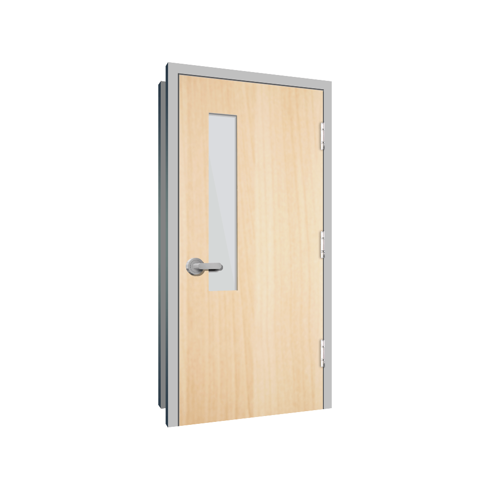 Wood Narrow Light steel door detail drawings