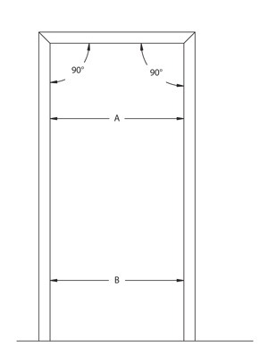 square door frame illustration