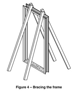 diagra of bracing a frame