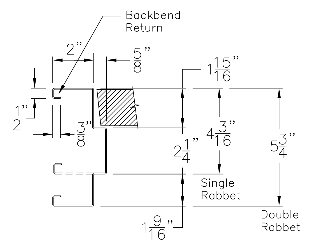 steel door detail drawings