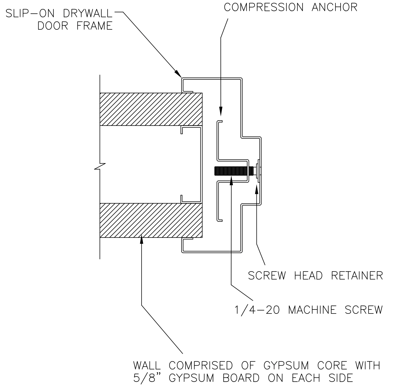 steel door detail drawings