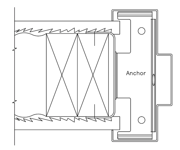 steel door detail drawings