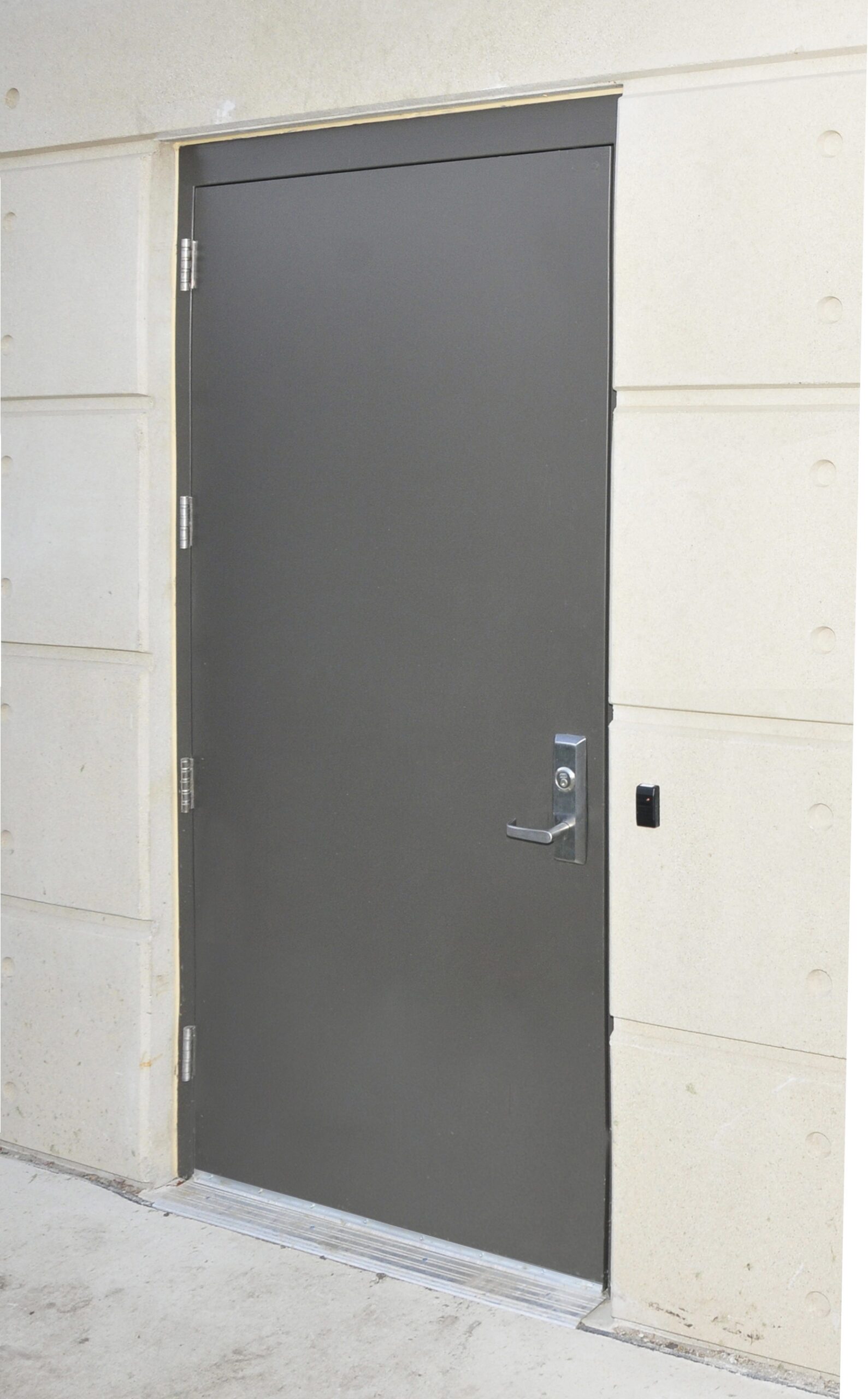 Blast resistant steel door
