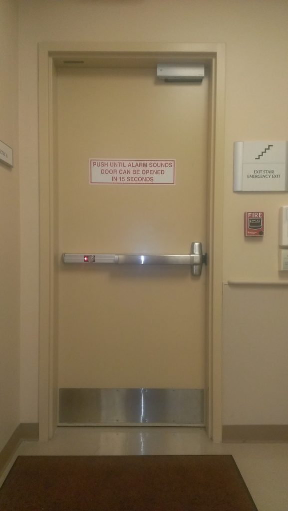fire door stair