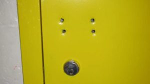 holes in door
